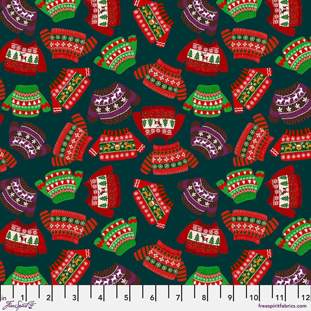 Christmas Pets - Holly Sweaters - Spruce - PWMC110.XSPRUCE