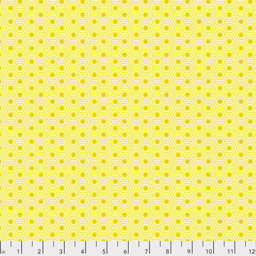 True Colors - Tula Pink - Hexy - Sunshine