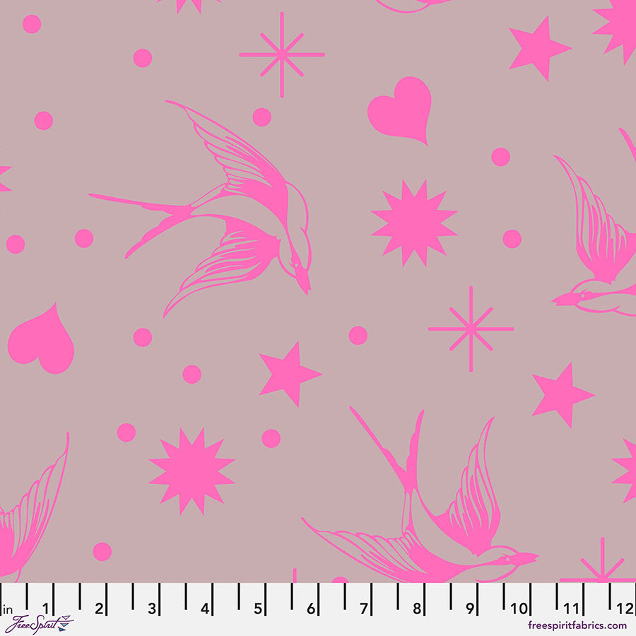True Colors - Tula Pink -  Neon Fairy Flakes - Cosmic
