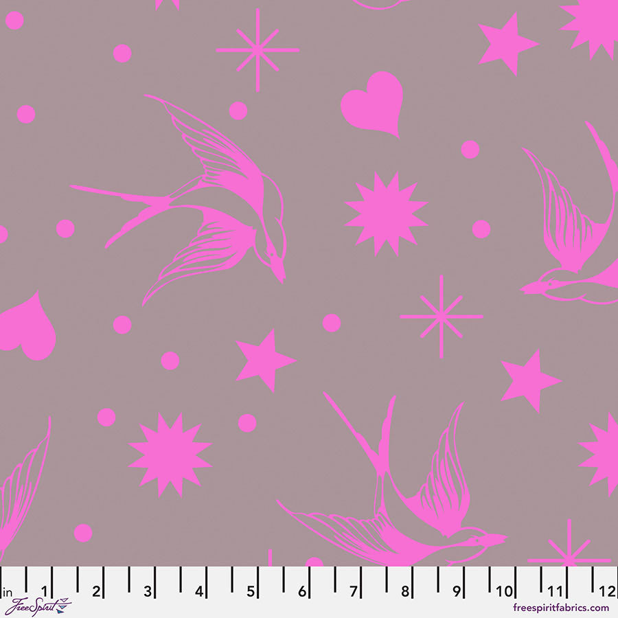 True Colors - Tula Pink -  Neon Fairy Flakes - Mystic
