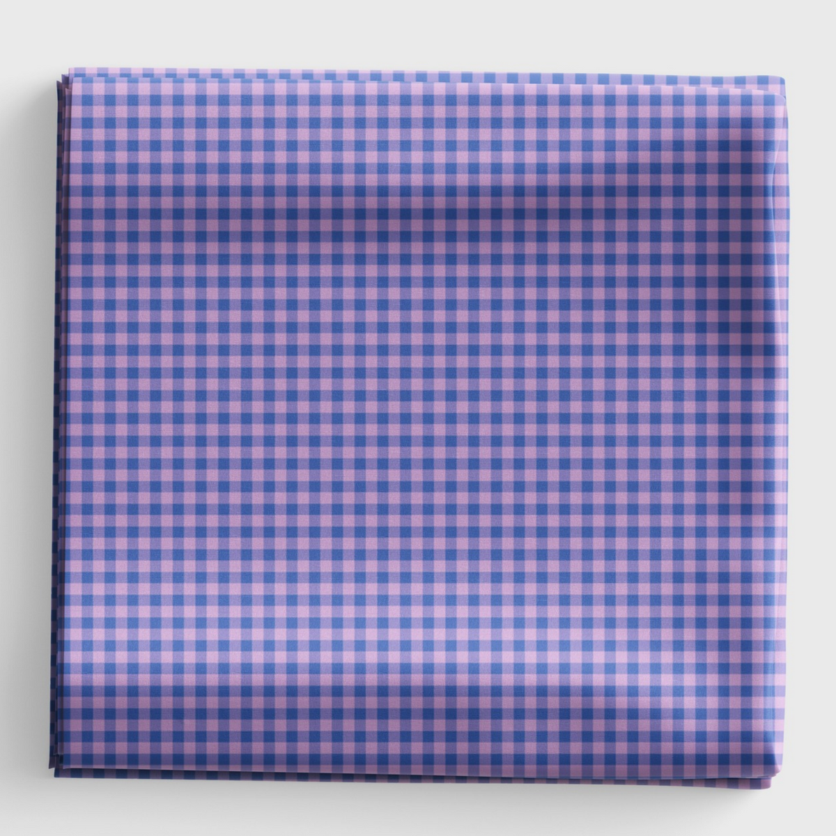 Patchwork Joy - Lavender and blue mini gingham - L35B