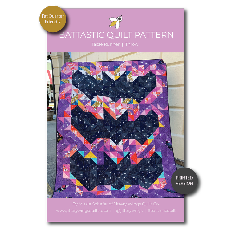 Battastic Quilt Pattern - Jittery Wings