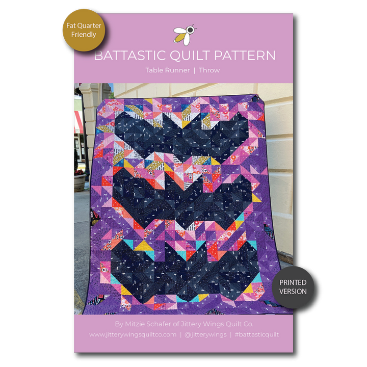 Battastic Quilt Pattern - Jittery Wings