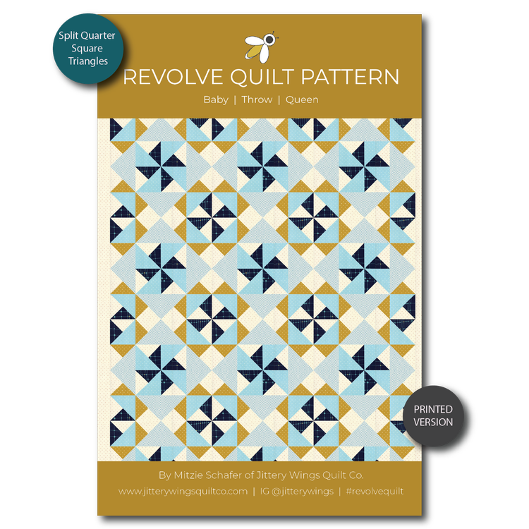 Revolve Quilt Pattern - Jittery Wings