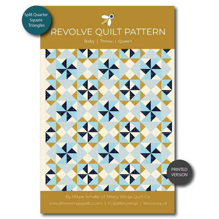 Revolve Quilt Pattern - Jittery Wings