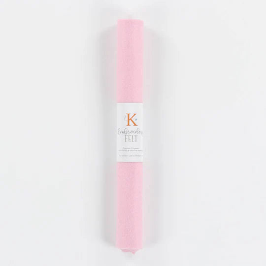 Pink Parasol Embroidery Felt - Kimberbell