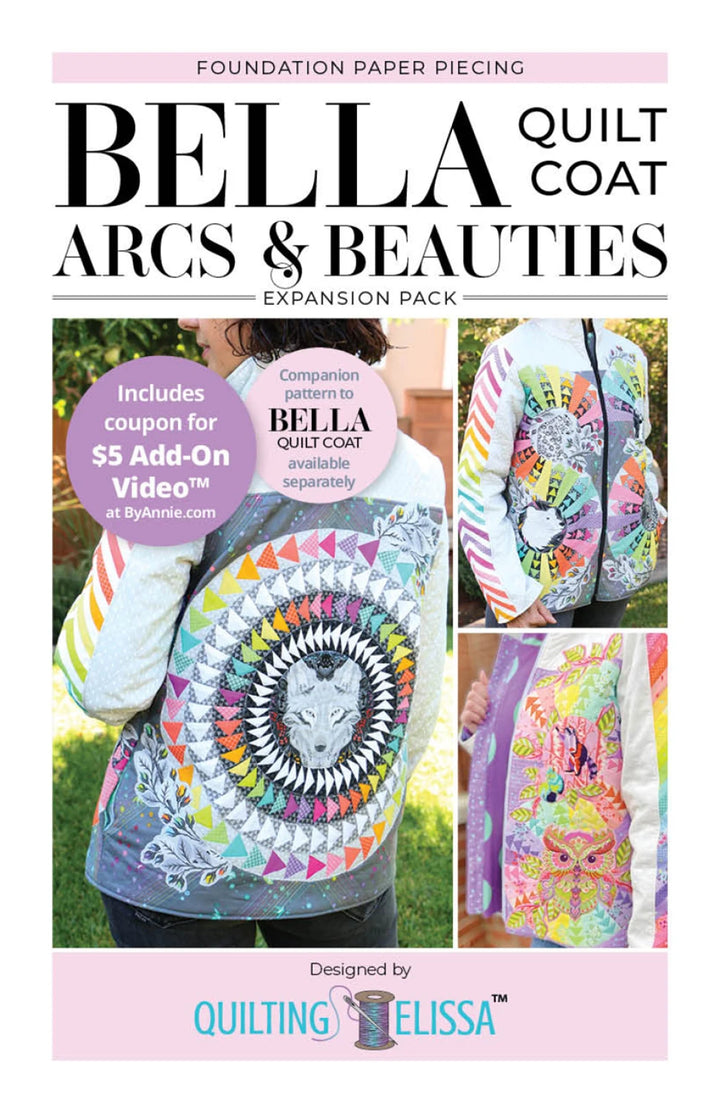 Bella Arcs and Beauties - FPP Expansion Pack (for Bella Quilted Coat) - Quilting Elissa