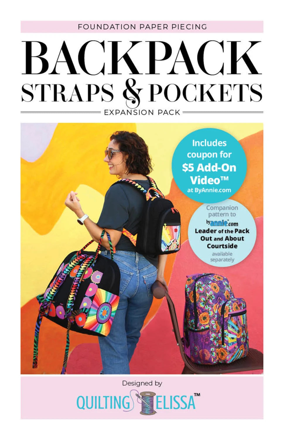 Backpack Straps & Pockets FPP - Quilting Elissa
