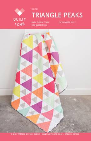 Triangle Peaks Quilt Pattern - Quilty Love