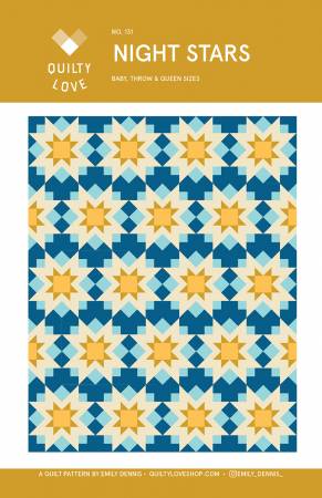 Night Stars Quilt Pattern - Quilty Love