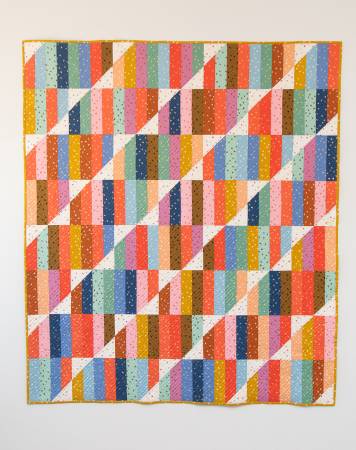 Happy Stripes Quilt Pattern - Quilty Love