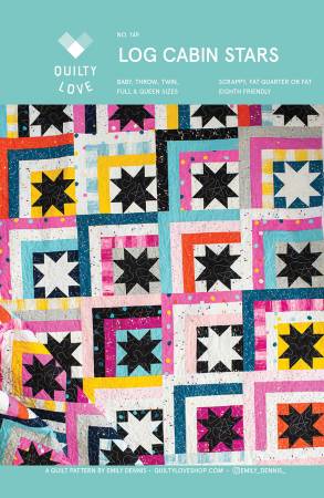 Log Cabin Stars Quilt Pattern - Quilty Love
