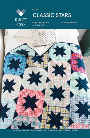 Classic Stars Quilt Pattern - Quilty Love