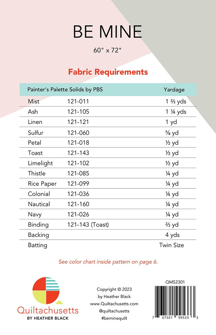 Be Mine Quilt Pattern