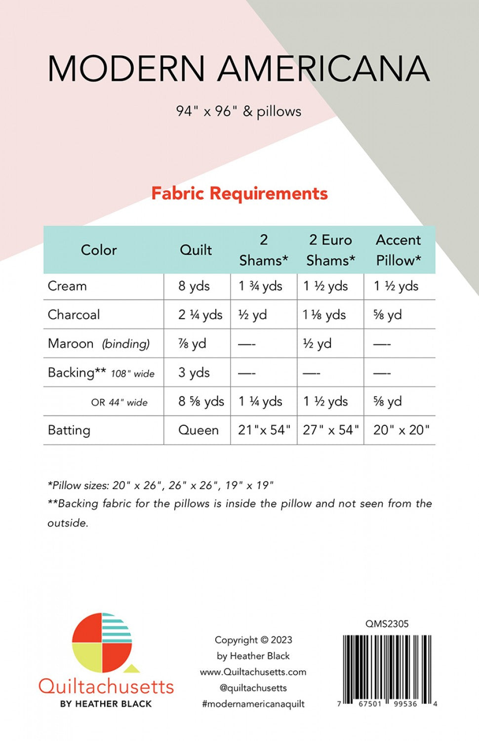 Modern Americana Pattern