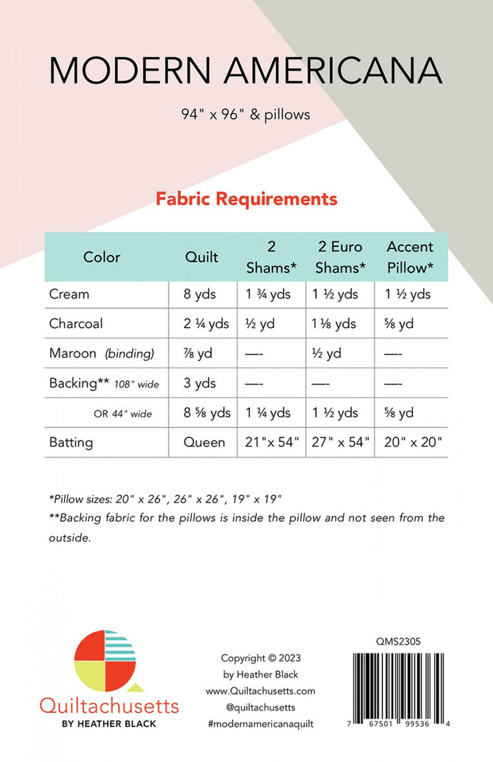 Modern Americana Pattern