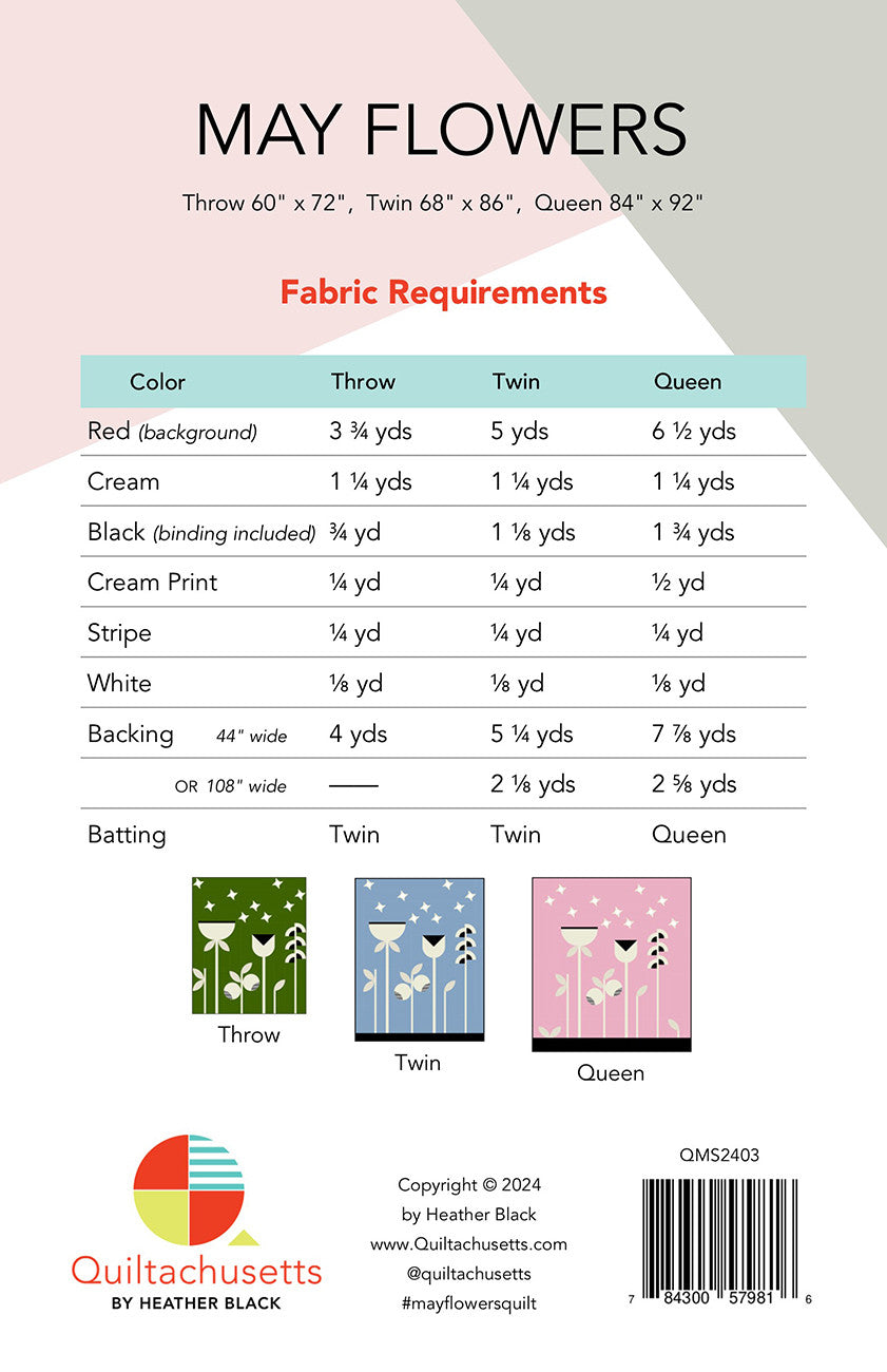 May Flowers Quilt Pattern