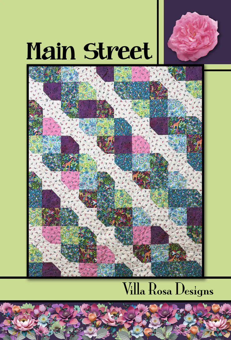 Main Street Quilt Pattern - Villa Rosa Designs