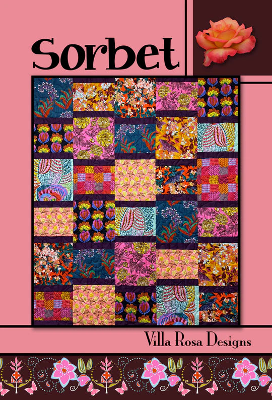 Sorbet Quilt Pattern - Villa Rosa Designs