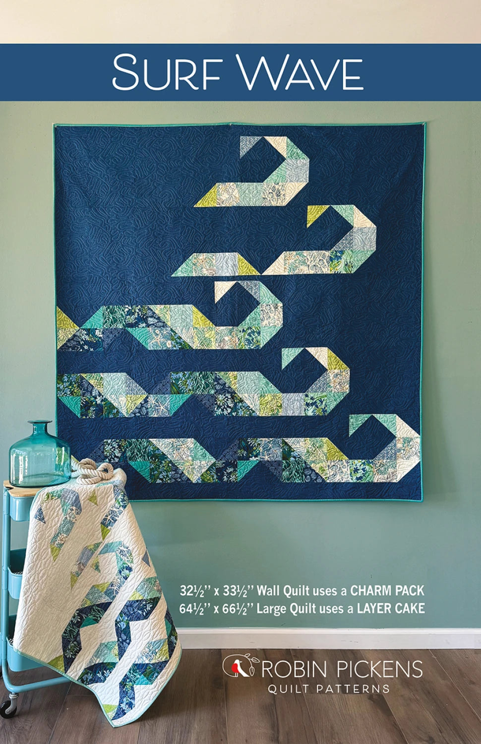 Surf Wave Quilt Pattern - Robin Pickens