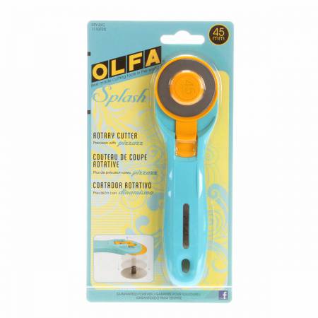 Olfa Splash 45mm Rotary Cutter - Aqua