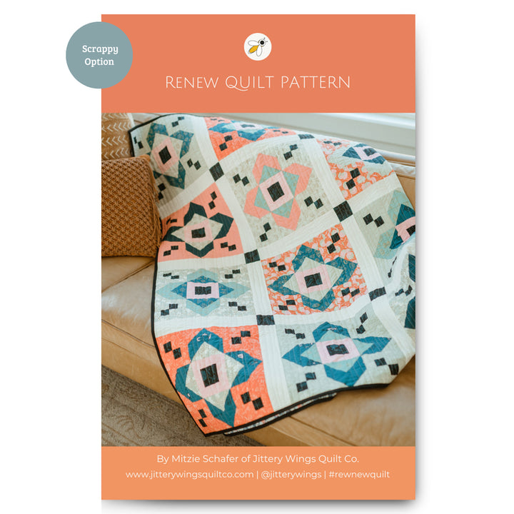 Renew Quilt Pattern - Jittery Wings