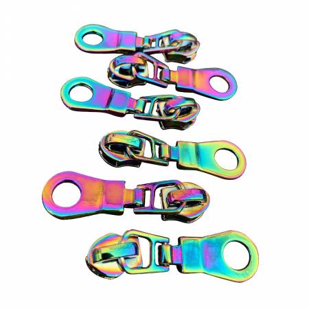 Iridescent Zipper Pulls