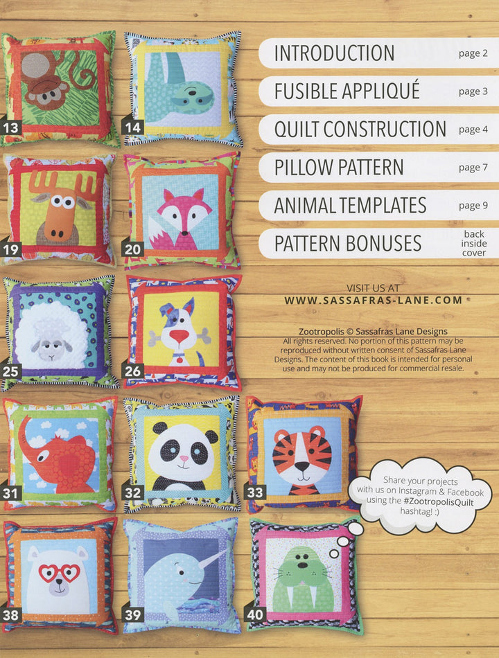 Zootropolis - Sassafras Lane Designs