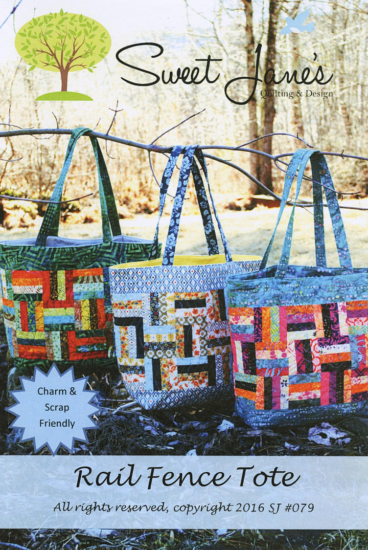 Rail Fence Tote Bag Pattern