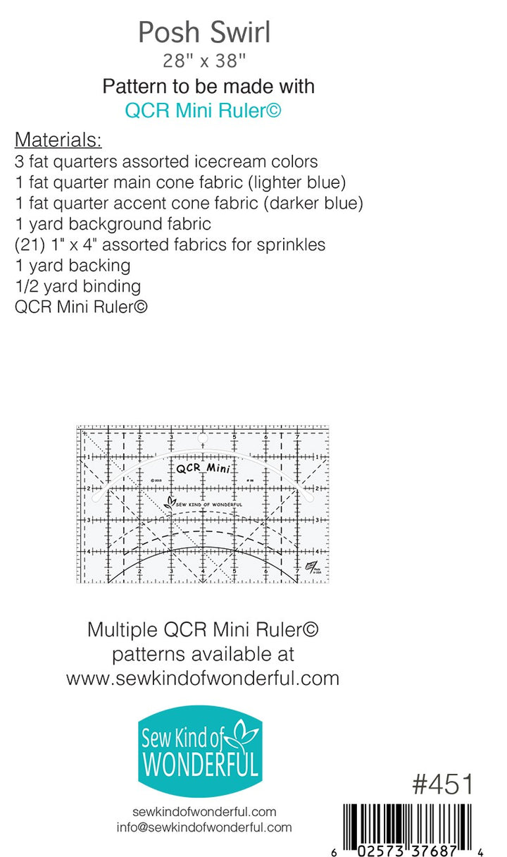 Posh Swirl Quilt Pattern - Sew Kind of Wonderful