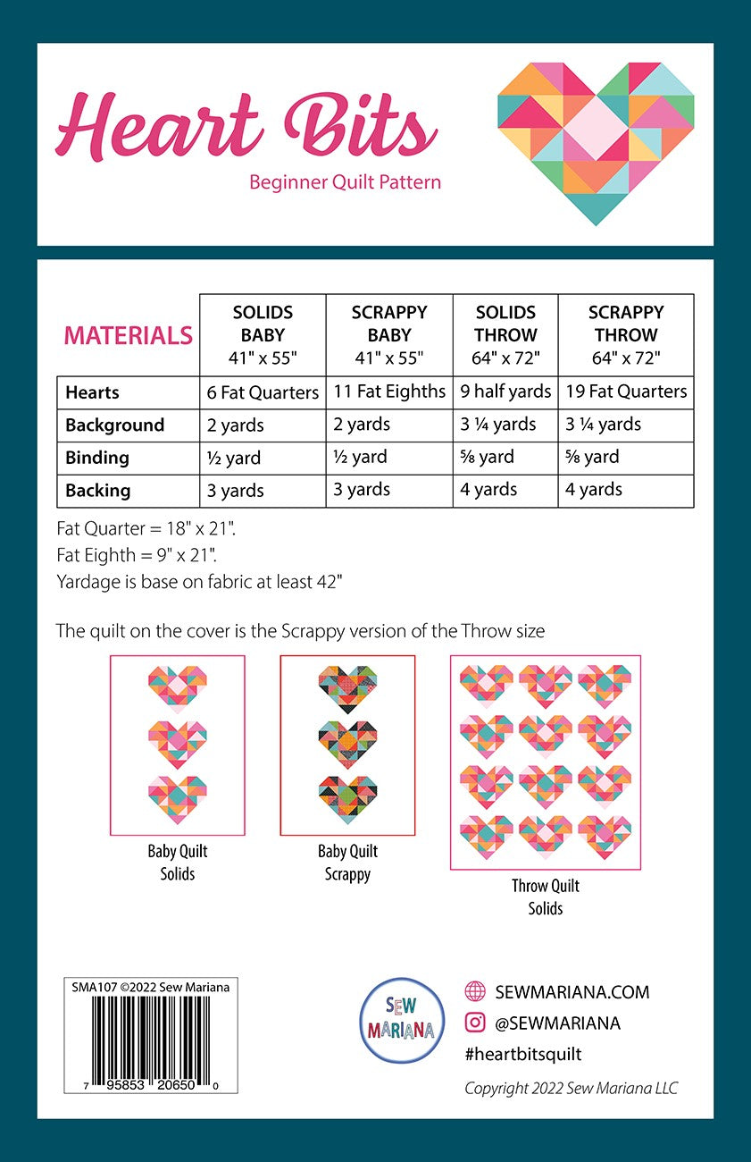 Heart Bits Quilt Pattern