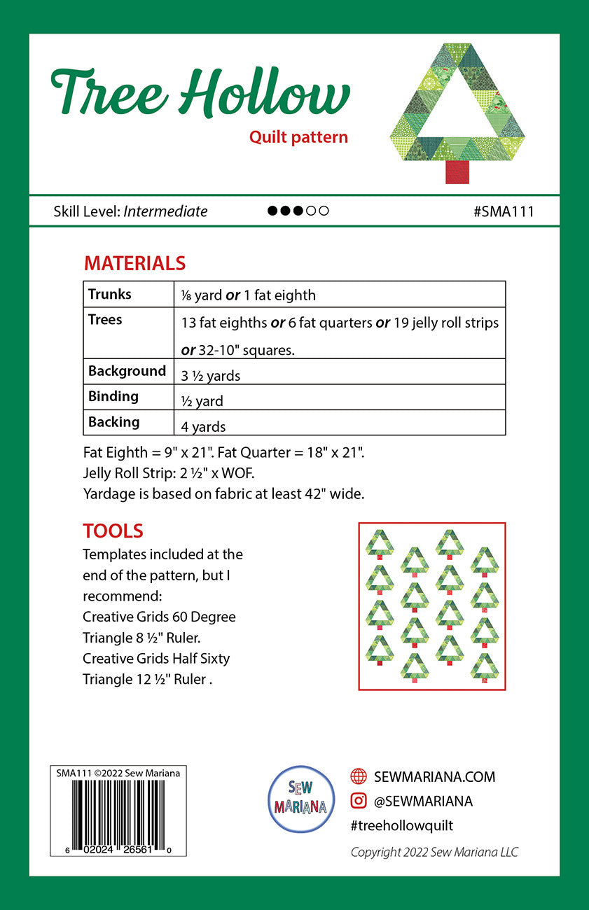 Tree Hollow Quilt Pattern