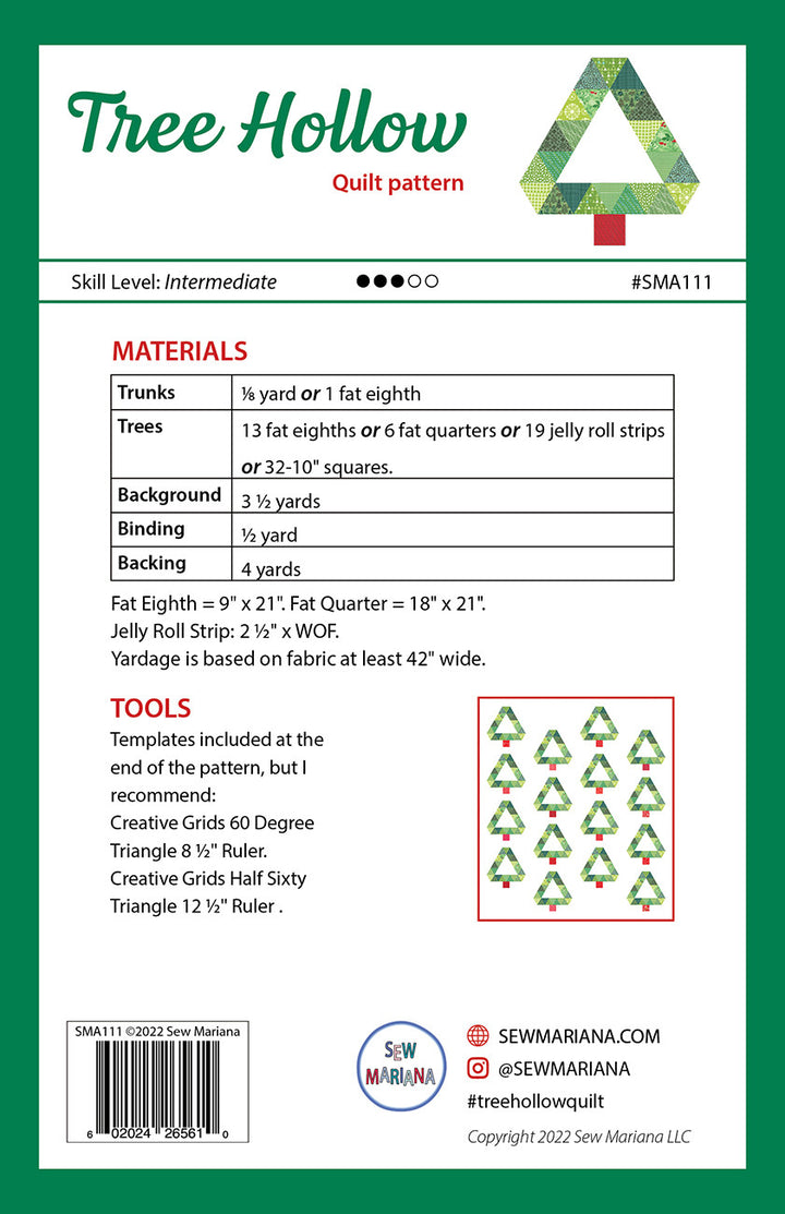 Tree Hollow Quilt Pattern