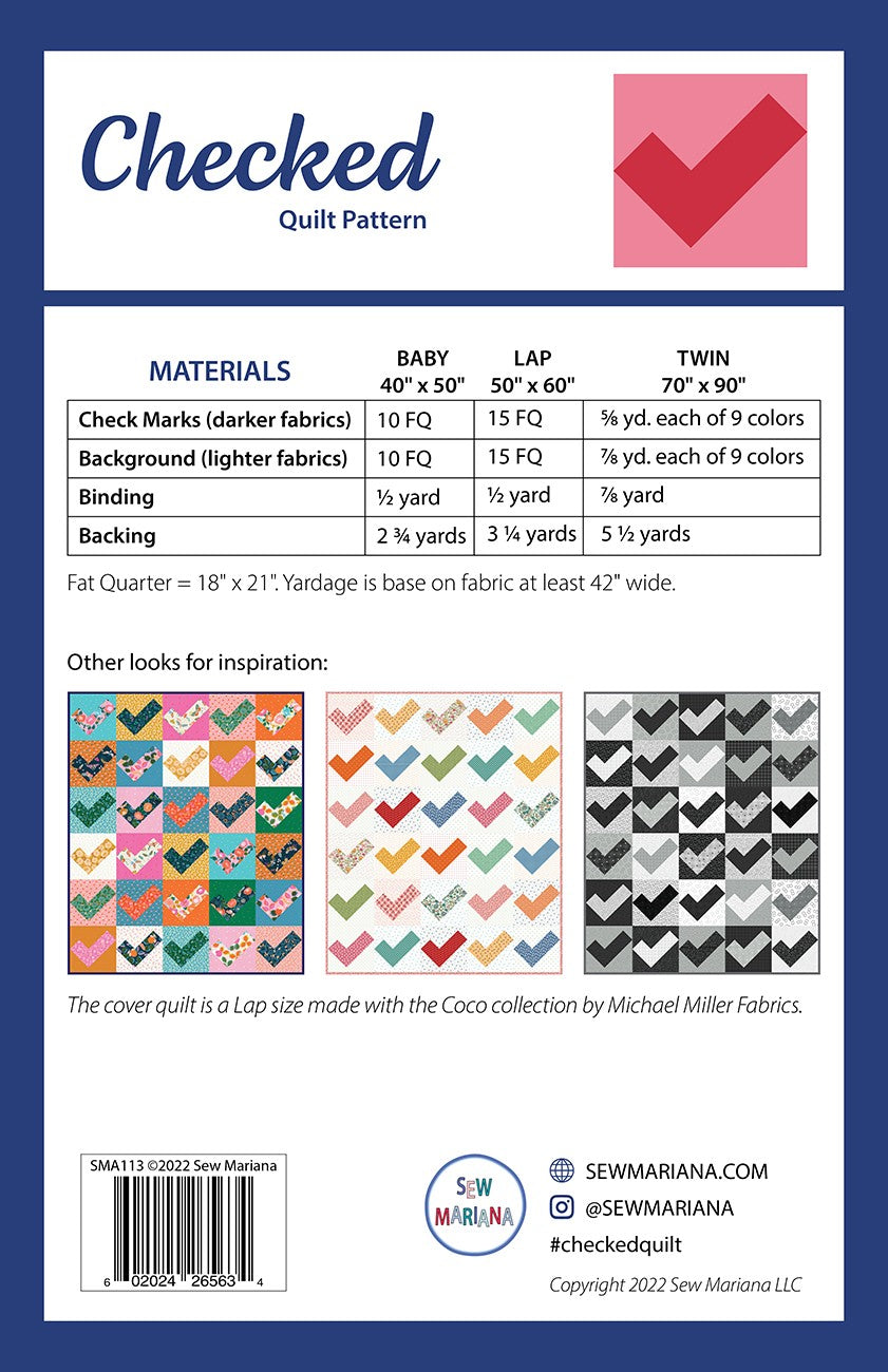 Checked Quilt Pattern