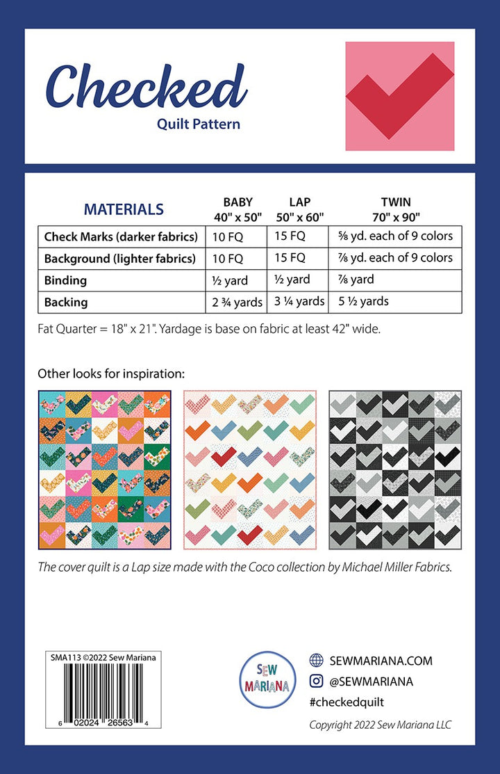 Checked Quilt Pattern