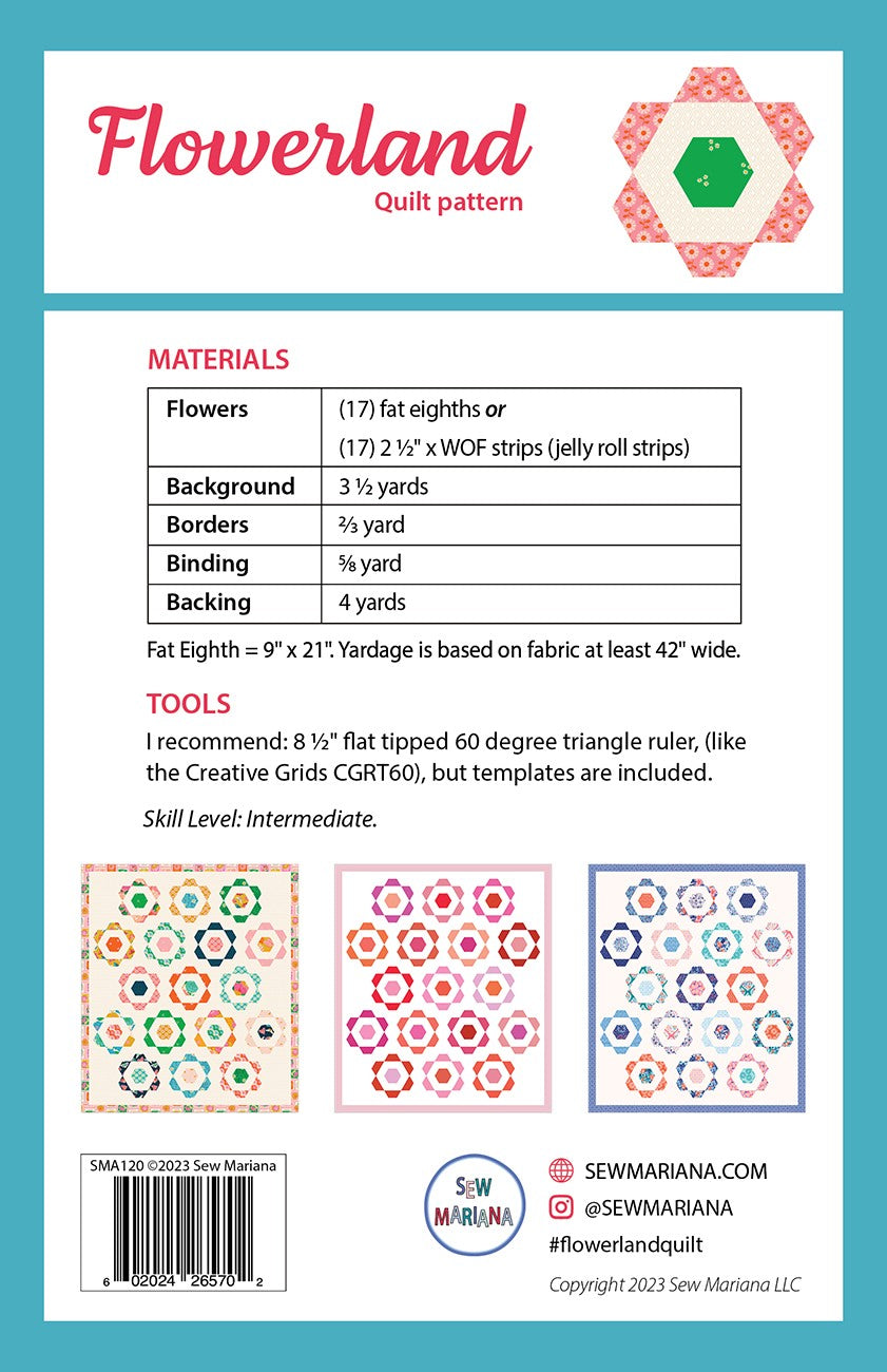 Flowerland Quilt Pattern