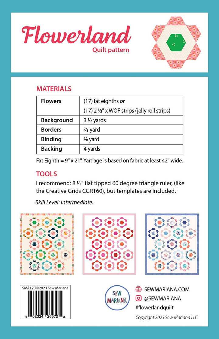 Flowerland Quilt Pattern
