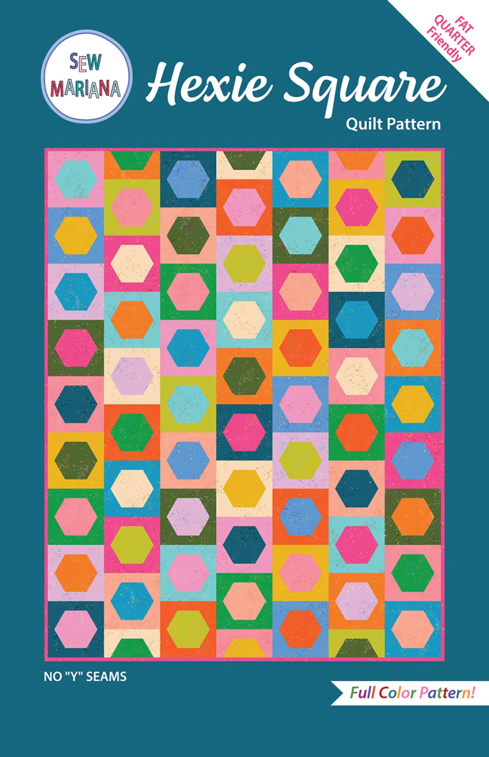 Hexie Square Quilt Pattern - Sew Mariana