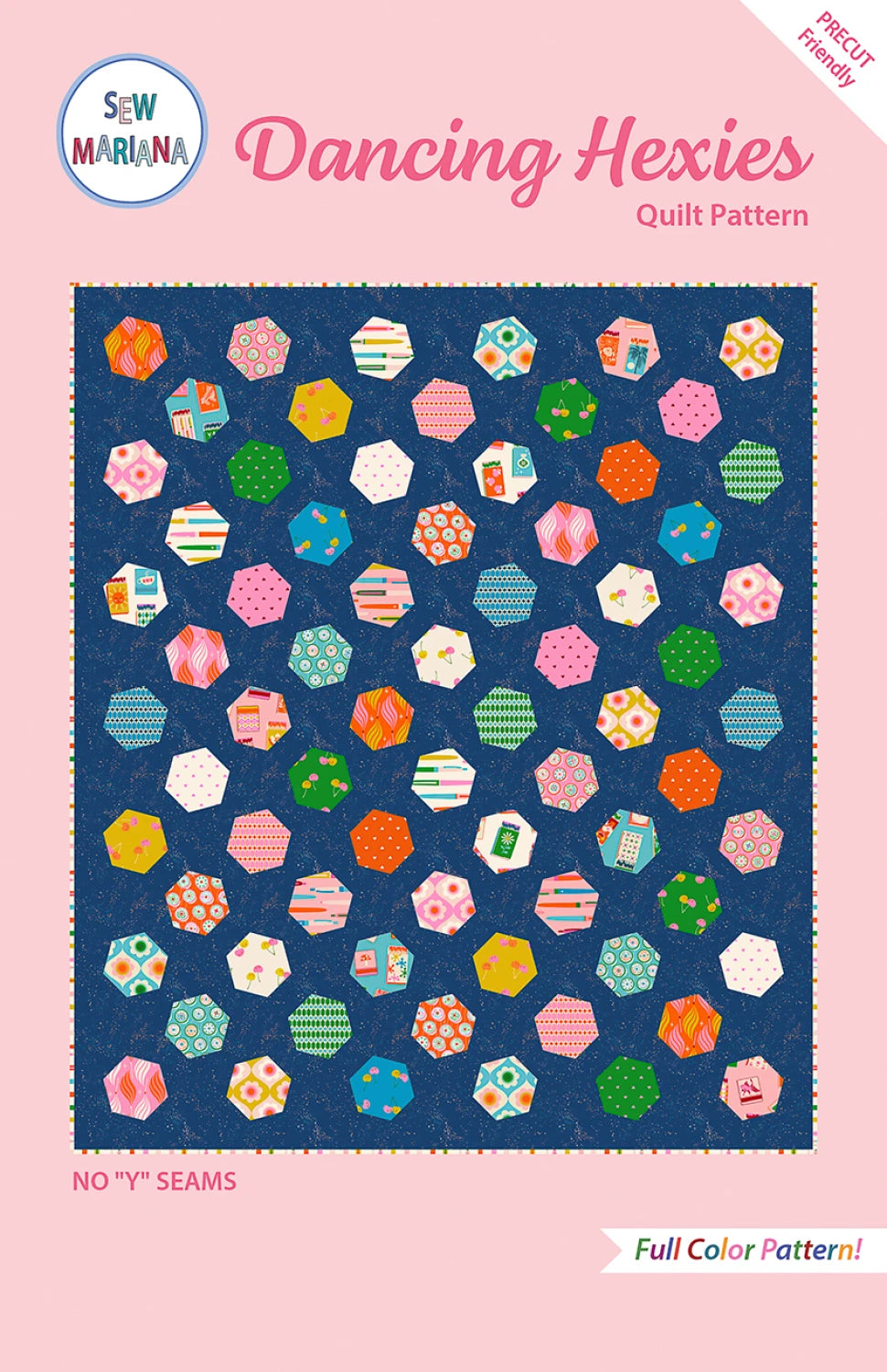 Dancing Hexies Quilt Pattern - Sew Mariana