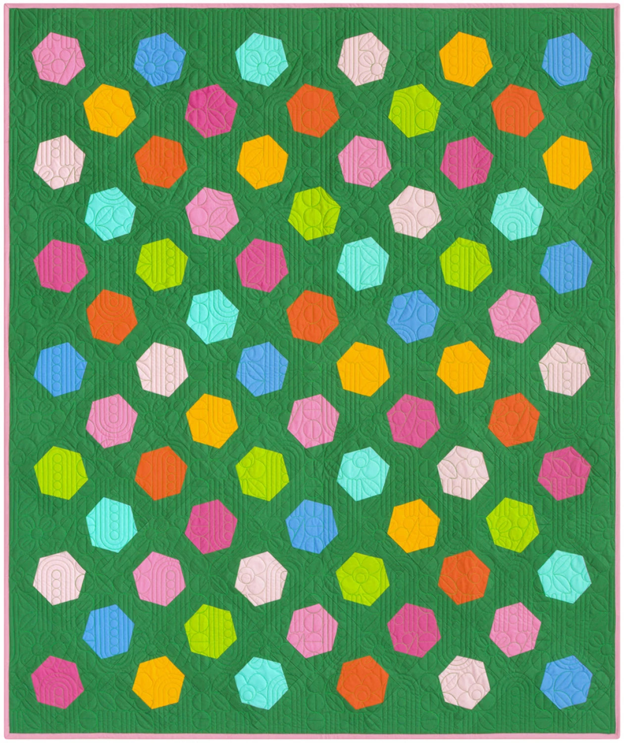 Dancing Hexies Quilt Pattern - Sew Mariana