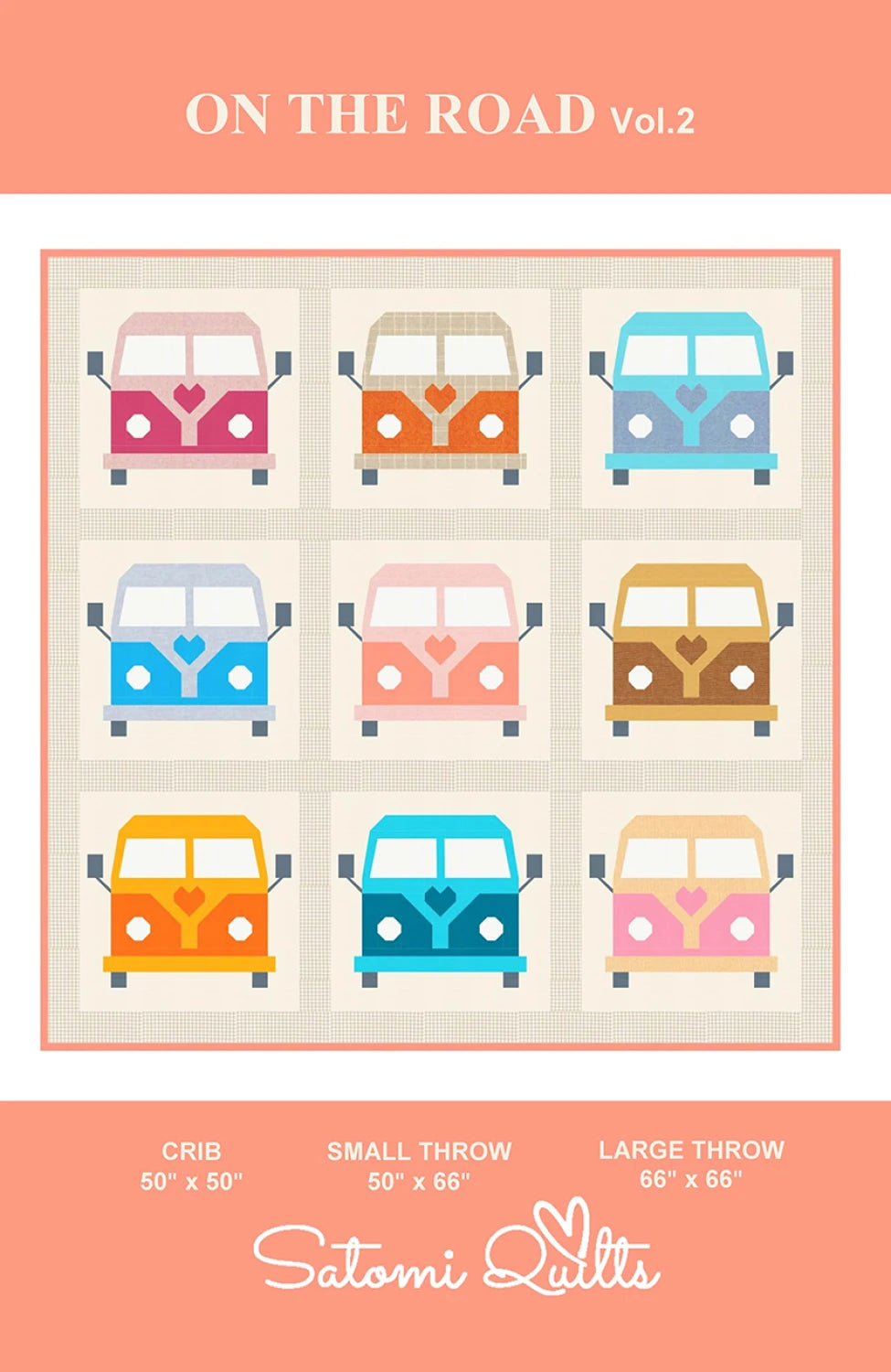 On The Road Quilt Pattern - Satomi Quilts