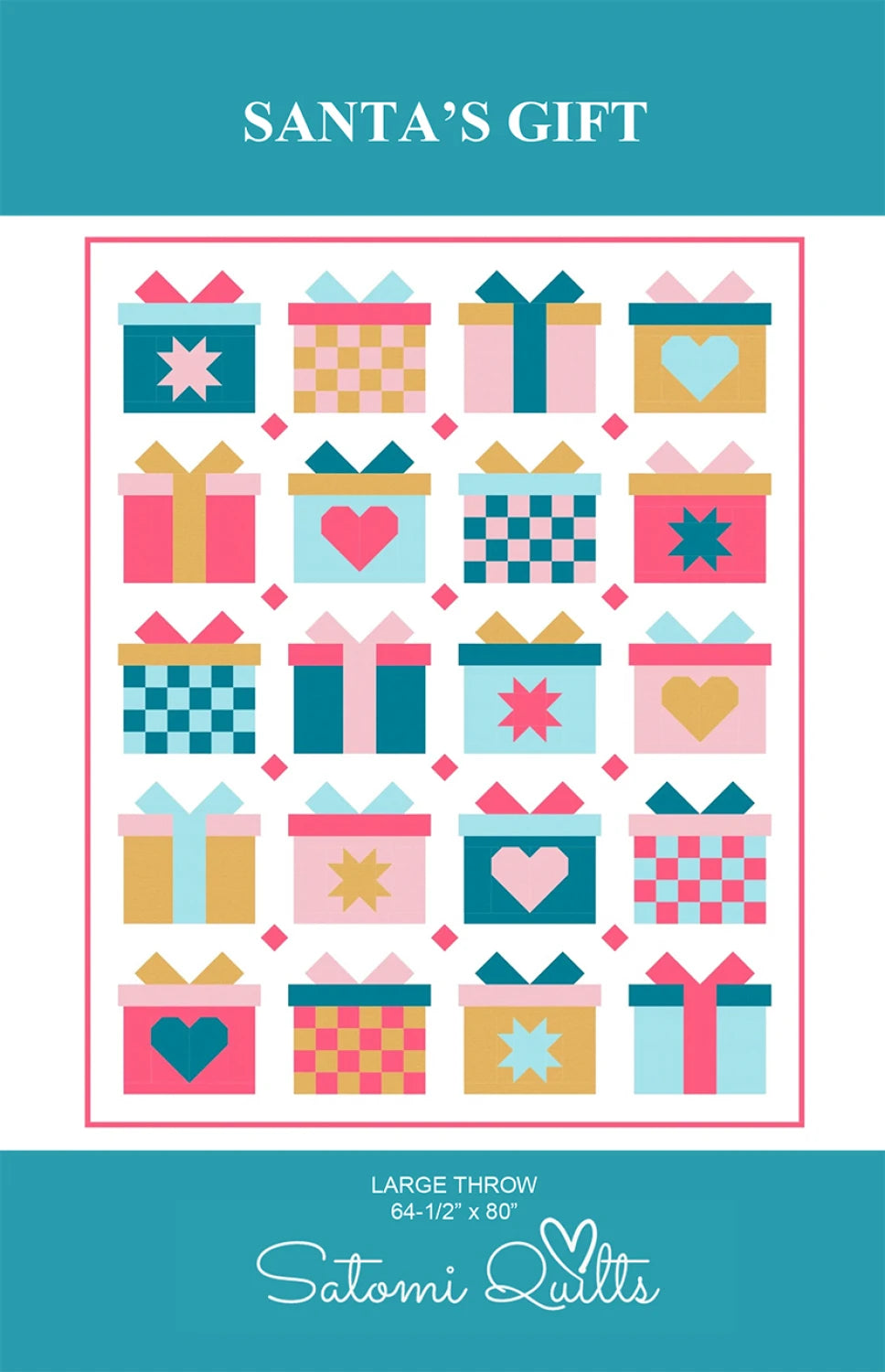 Santa's Gift Quilt Pattern - Satomi Quilts