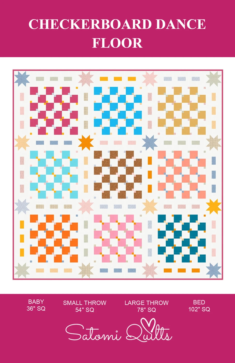 Checkboard Dance Floor Quilt Pattern - Satomi Quilts