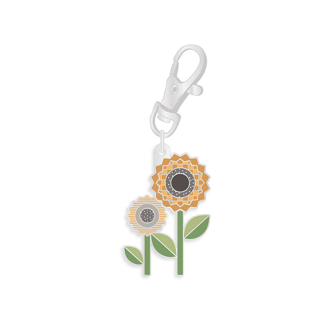 Lori Holt Sunflower Enamel Happy Charms
