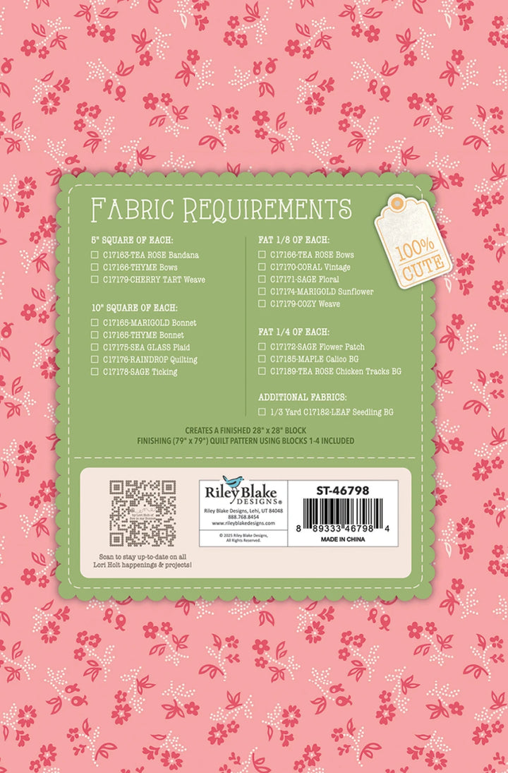 Farmer's Daughter Quilt Seeds - Summer Barn