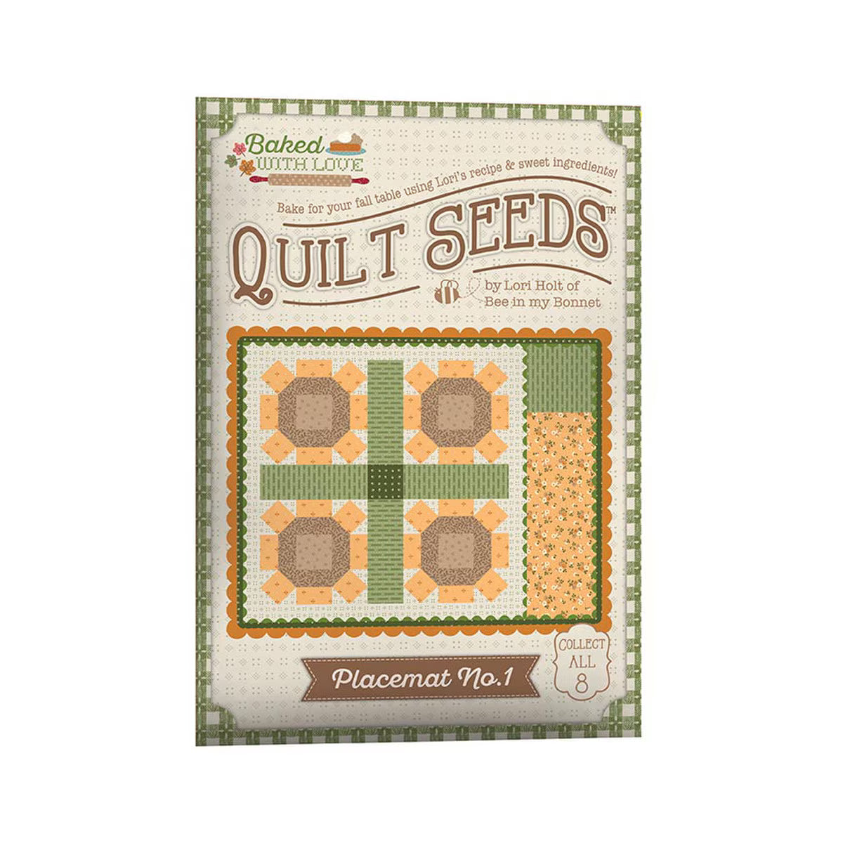 Baked With Love Quilt Seeds - Pattern Placemat No. 1