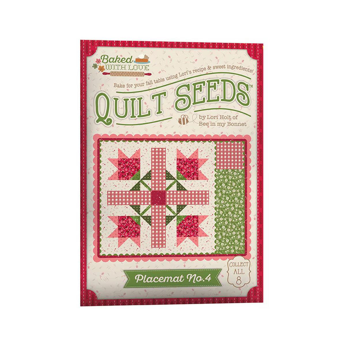 Baked With Love Quilt Seeds - Pattern Placemat No. 4