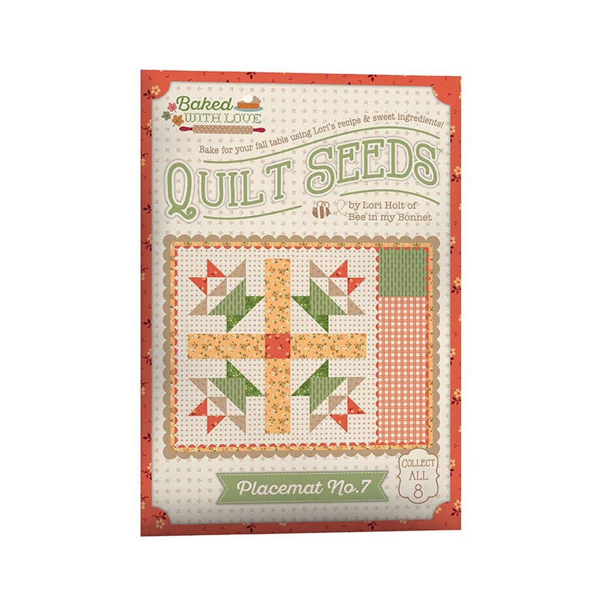 Baked With Love Quilt Seeds - Pattern Placemat No. 7