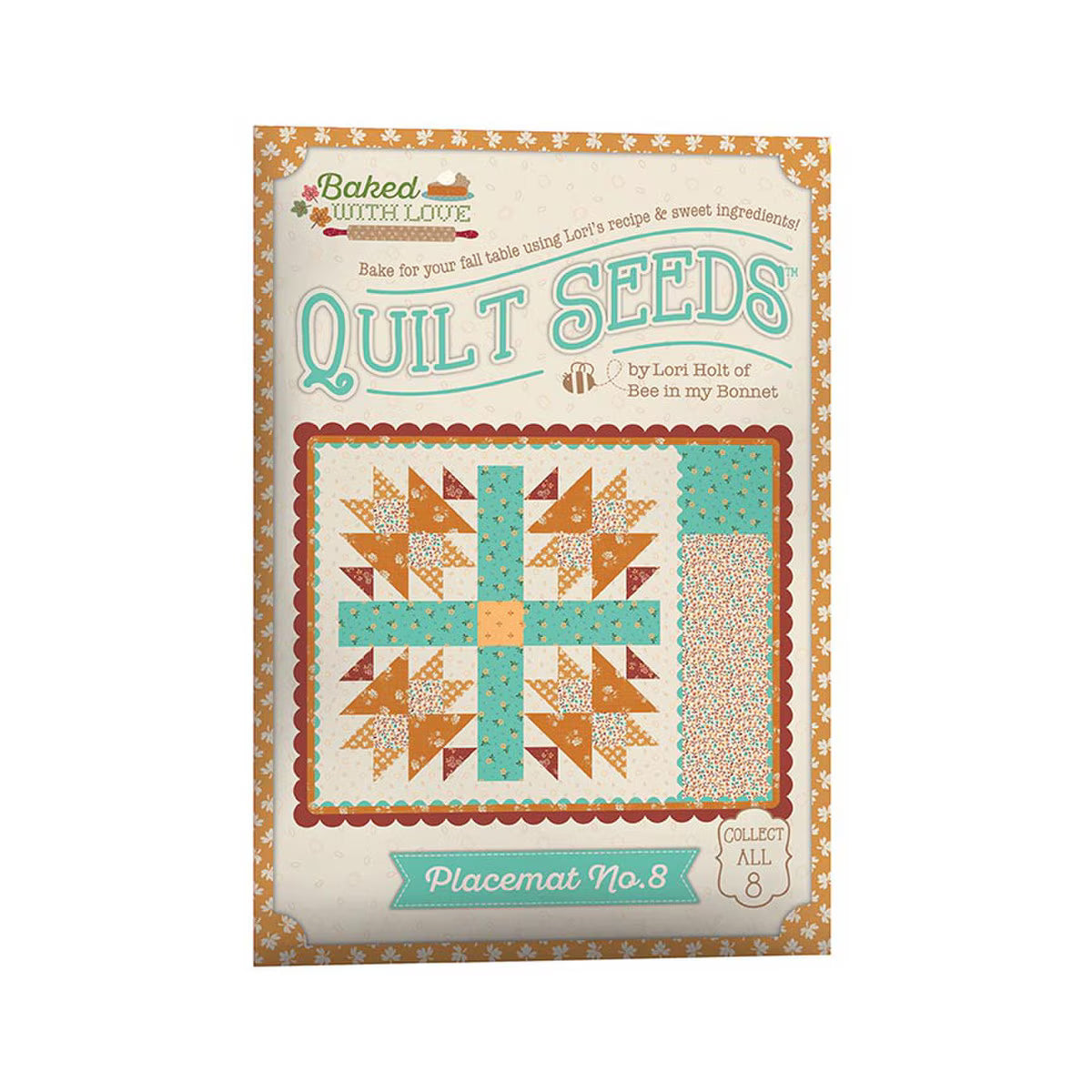 Baked With Love Quilt Seeds - Pattern Placemat No. 8