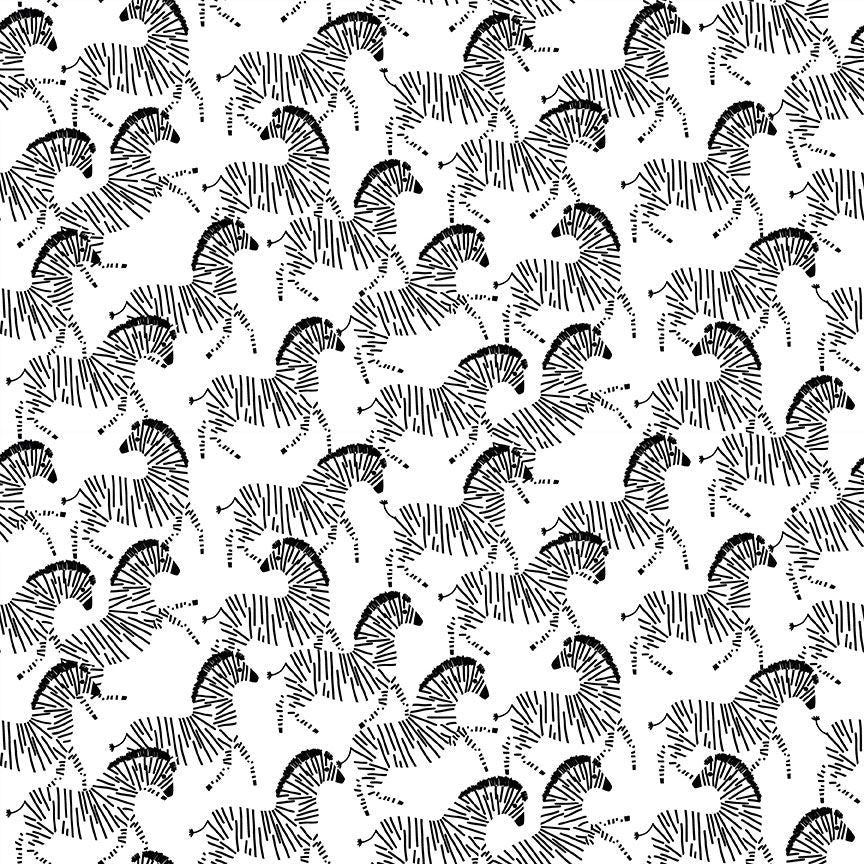 Alphabet Soup - Zebras Crossing - D2889-White